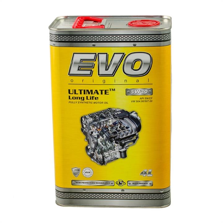 EVO 4291586222047 Моторна олива EVO Ultimate LongLife 5W-30, 4л 4291586222047: Приваблива ціна - Купити в Україні на EXIST.UA!