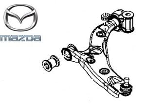 Mazda B60S-34-300 Важіль підвіски передній нижній правий B60S34300: Купити в Україні - Добра ціна на EXIST.UA!