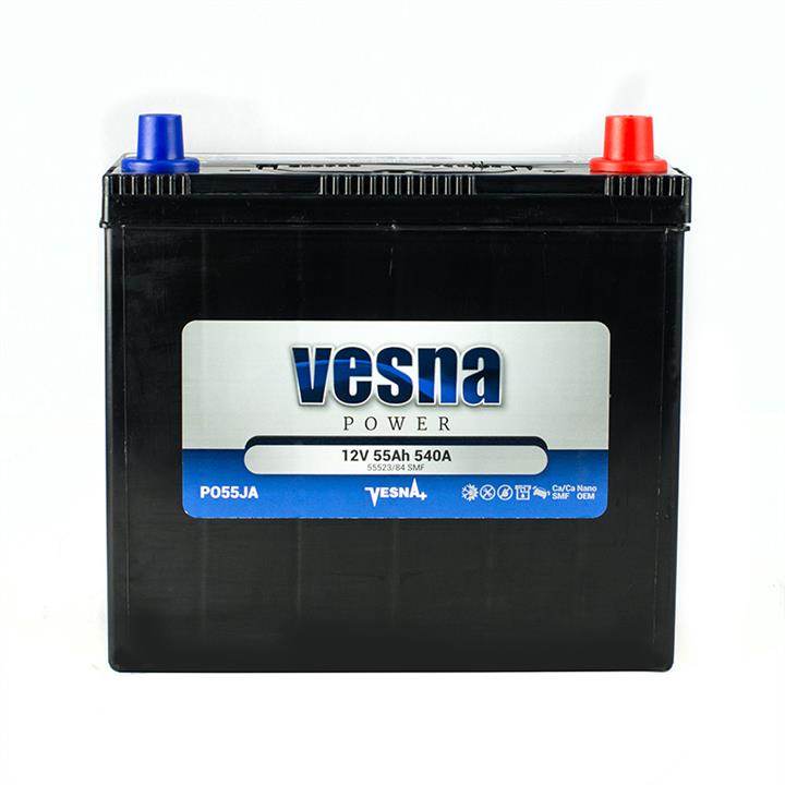 Акумулятор Vesna Power 12В 55Ач 490А(EN) R+ Vesna 415855