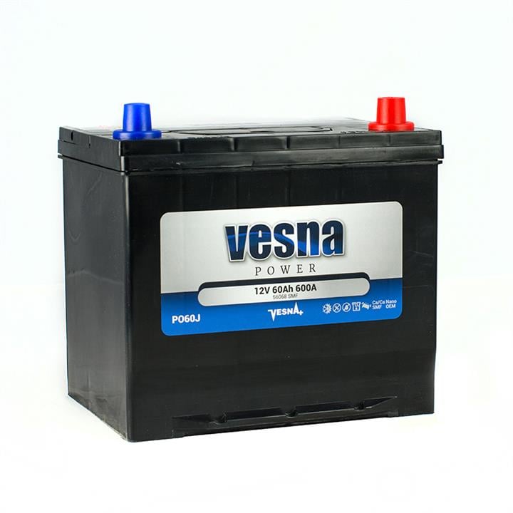 Vesna 415060 Акумулятор Vesna Power 12В 60Ач 600А(EN) R+ 415060: Купити в Україні - Добра ціна на EXIST.UA!