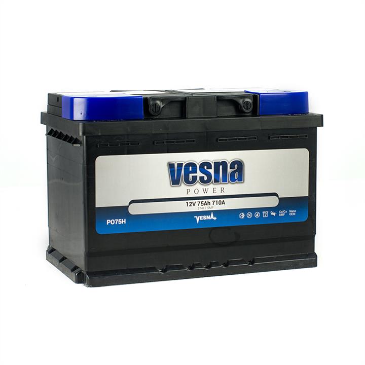 Vesna 415 975 Акумулятор Vesna Power 12В 75Ач 710А(EN) R+ 415975: Купити в Україні - Добра ціна на EXIST.UA!