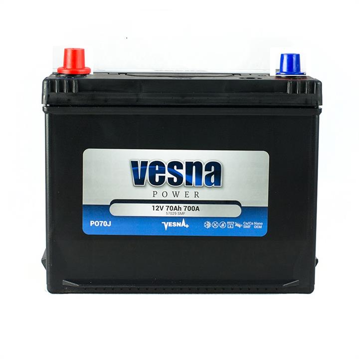 Vesna 415370 Акумулятор Vesna Power 12В 70Ач 700А(EN) L+ 415370: Приваблива ціна - Купити в Україні на EXIST.UA!