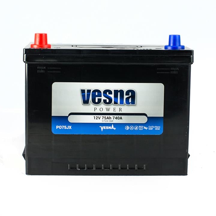 Vesna 415775 Акумулятор Vesna Power 12В 75Ач 740А(EN) L+ 415775: Купити в Україні - Добра ціна на EXIST.UA!