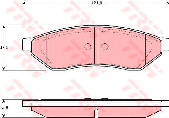 Daewoo 96496763 Гальмівні колодки, комплект 96496763: Приваблива ціна - Купити в Україні на EXIST.UA!