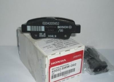 Honda 43022-SWW-G02 Гальмівні колодки, комплект 43022SWWG02: Купити в Україні - Добра ціна на EXIST.UA!