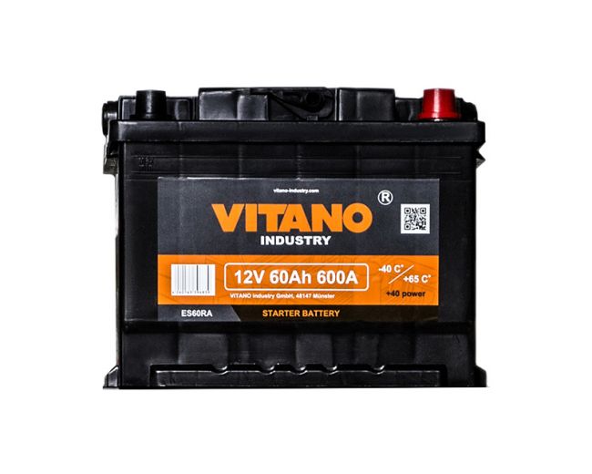 Vitano 62VIT/1 Акумулятор VITANO 12В 60Ач 600А(EN) R+ 62VIT1: Купити в Україні - Добра ціна на EXIST.UA!