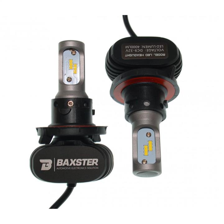 Baxster 23789 Лампи світлодіодні комплект Baxster S1 H13 12V 25W 5000K (2 шт.) 23789: Приваблива ціна - Купити в Україні на EXIST.UA!