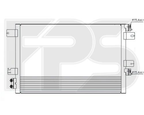 FPS FP 24 K73 Радіатор кондиціонера (Конденсатор) FP24K73: Купити в Україні - Добра ціна на EXIST.UA!