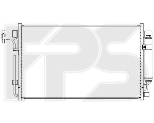 FPS FP 56 K948-X Радіатор кондиціонера (Конденсатор) FP56K948X: Купити в Україні - Добра ціна на EXIST.UA!