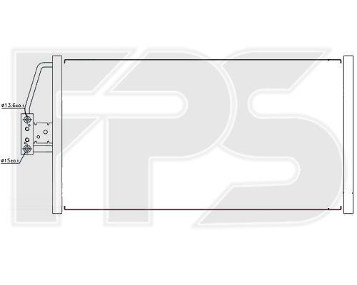 FPS FP 14 K369 Радіатор кондиціонера (Конденсатор) FP14K369: Купити в Україні - Добра ціна на EXIST.UA!