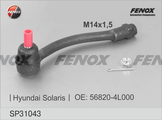 Fenox SP31043 Наконечник рульової тяги лівий SP31043: Купити в Україні - Добра ціна на EXIST.UA!