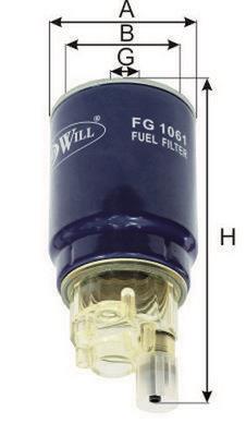 Goodwill FG 1061 Фільтр палива FG1061: Купити в Україні - Добра ціна на EXIST.UA!