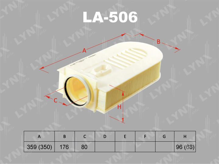 LYNXauto LA-506 Фільтр LA506: Купити в Україні - Добра ціна на EXIST.UA!