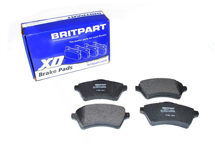 Britpart LR021899 Гальмівні колодки передні, комплект LR021899: Купити в Україні - Добра ціна на EXIST.UA!