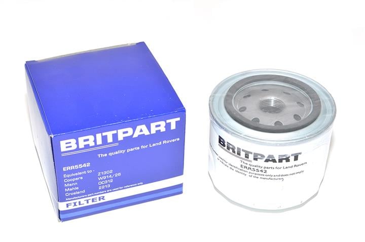 Britpart ERR5542 Фільтр масляний ERR5542: Приваблива ціна - Купити в Україні на EXIST.UA!