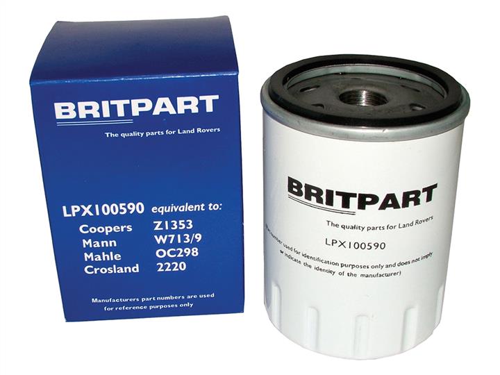 Britpart LPX100590 Фільтр масляний LPX100590: Купити в Україні - Добра ціна на EXIST.UA!