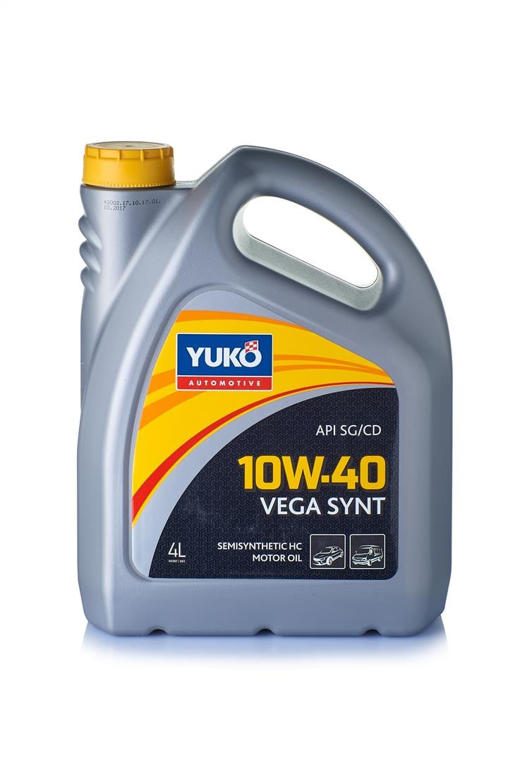 Yuko 4820070241228 Моторна олива YUKO Vega Synt 10W-40, 4л 4820070241228: Купити в Україні - Добра ціна на EXIST.UA!