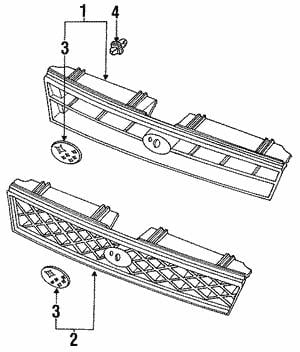 91065AA260 Subaru Решітка радіатора