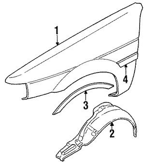 757130840 Subaru Крыло