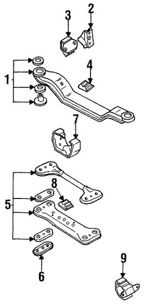41022GA180 Subaru Подушка двигателя