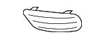 57731AG46A Subaru Накладка бампера