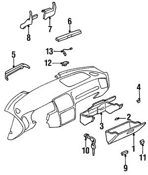 66512AC010 Subaru Кліпса