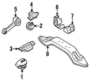 41031AC120 Subaru Кронштейн осушителя