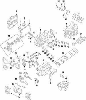12006AC420 Subaru Поршень