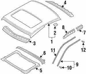 53620PA020 Subaru Кронштейн осушувача