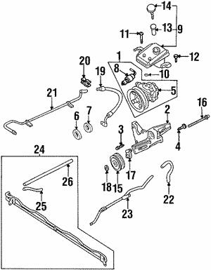 34615PA010 Subaru Клипса