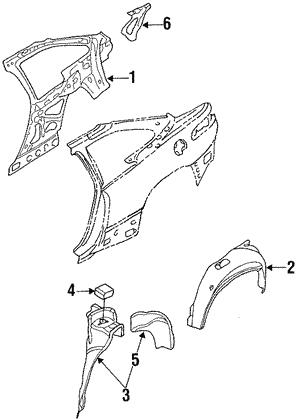 51362PA130 Subaru Кронштейн осушителя