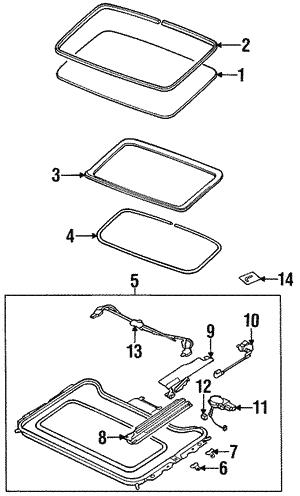 65452PA030 Subaru Кронштейн осушувача