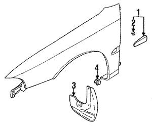 91083AC030 Subaru Кліпса
