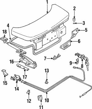 57333PA020 Subaru Клипса