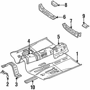 52153PA140 Subaru Кронштейн осушителя