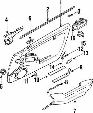 62068PA000 Subaru Клипса
