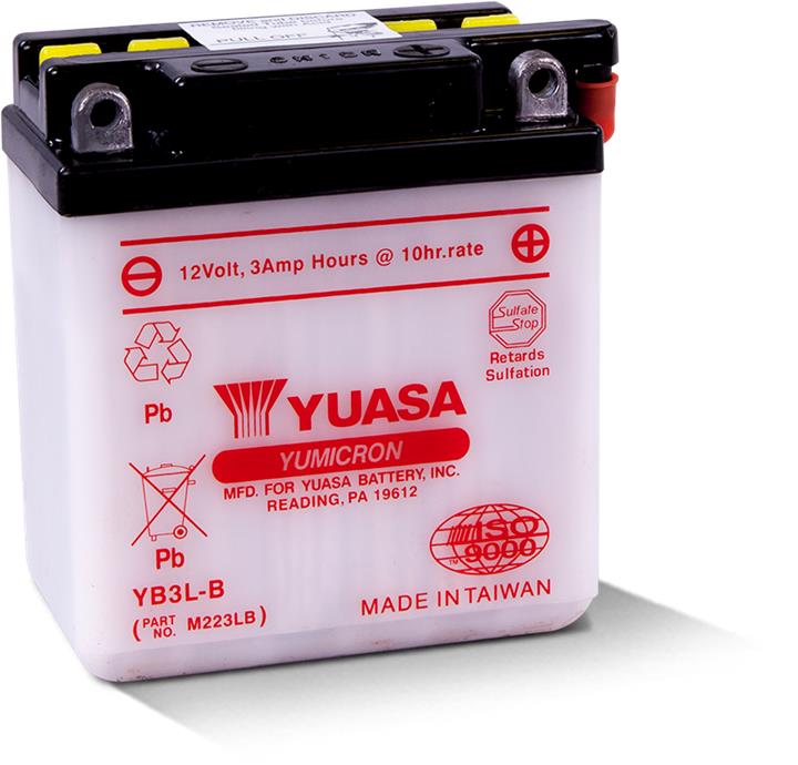 Yuasa YB3L-B Акумулятор Yuasa 12В 3Ач 25А(EN) R+ YB3LB: Купити в Україні - Добра ціна на EXIST.UA!
