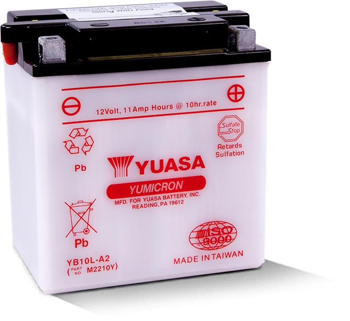 Yuasa YB10L-A2 Акумулятор Yuasa 12В 11Ач 130А(EN) R+ YB10LA2: Приваблива ціна - Купити в Україні на EXIST.UA!