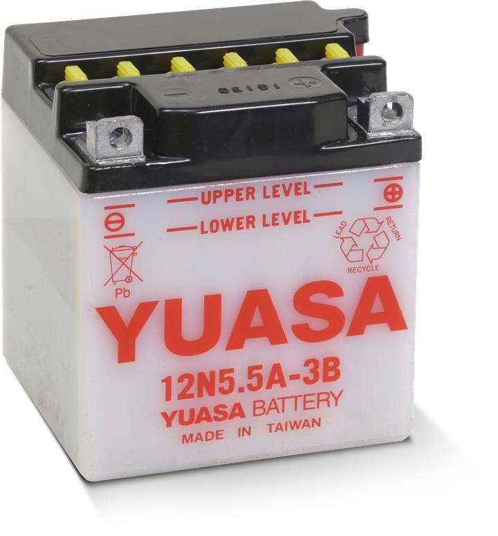 Yuasa 12N5.5A-3B Акумулятор Yuasa 12В 5,5Ач 40А(EN) R+ 12N55A3B: Купити в Україні - Добра ціна на EXIST.UA!
