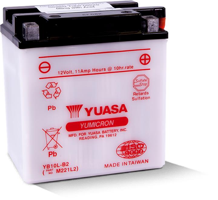 Yuasa YB10L-B2 Акумулятор Yuasa 12В 11Ач 130А(EN) R+ YB10LB2: Купити в Україні - Добра ціна на EXIST.UA!