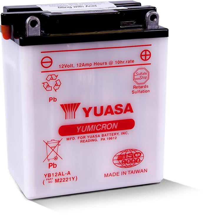 Yuasa YB12AL-A Акумулятор Yuasa 12В 12Ач 165А(EN) R+ YB12ALA: Приваблива ціна - Купити в Україні на EXIST.UA!