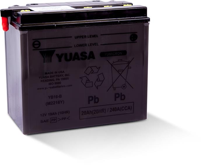 Yuasa YB16-B Акумулятор Yuasa 12В 19Ач 190А(EN) L+ YB16B: Приваблива ціна - Купити в Україні на EXIST.UA!