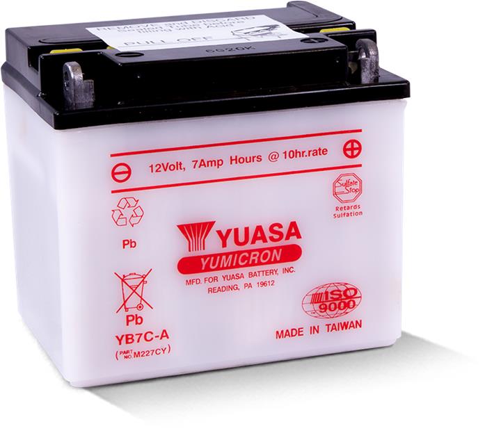 Yuasa YB7C-A Акумулятор Yuasa 12В 8Ач 90А(EN) R+ YB7CA: Купити в Україні - Добра ціна на EXIST.UA!