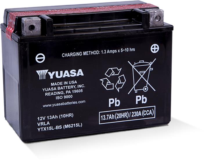 Yuasa YTX15L-BS Акумулятор YTX15LBS: Купити в Україні - Добра ціна на EXIST.UA!
