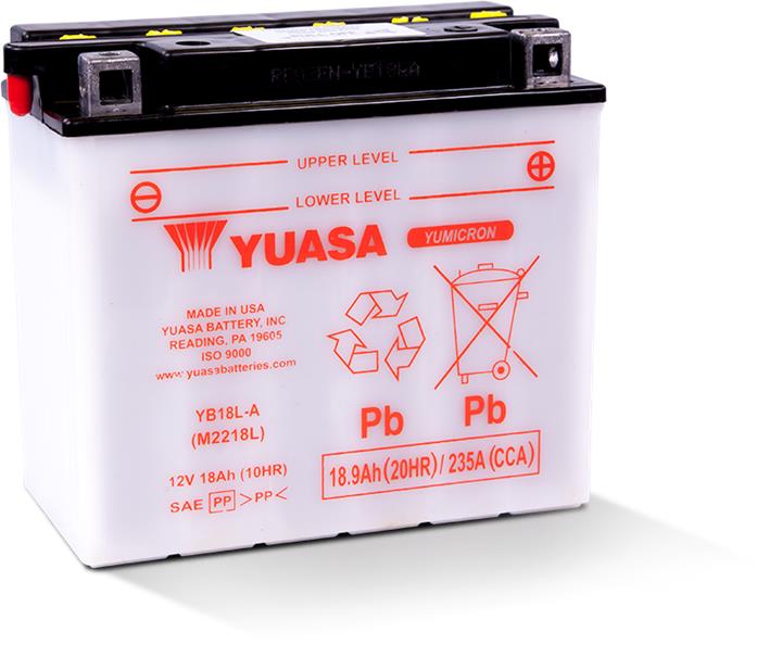 Yuasa YB18L-A Акумулятор YB18LA: Приваблива ціна - Купити в Україні на EXIST.UA!