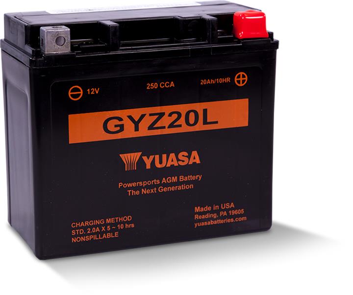 Yuasa GYZ20L Акумулятор GYZ20L: Купити в Україні - Добра ціна на EXIST.UA!