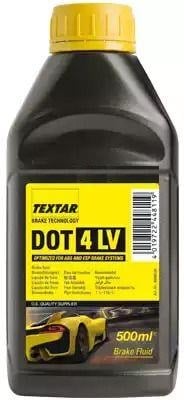 Textar 95006100 Рідина гальмівна DOT 4 LV, 0,5 л 95006100: Купити в Україні - Добра ціна на EXIST.UA!