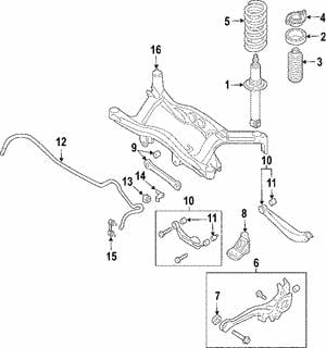20254AG040 Subaru Сайлентблок