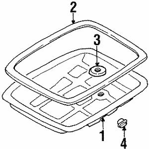 Прокладка масляного поддона АКПП Subaru 31397AA041