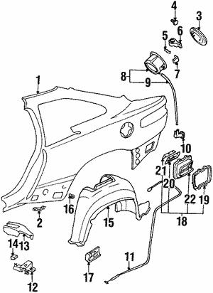 59122PA000 Subaru Кліпса